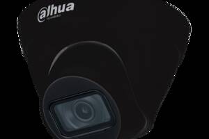 4Mп IP видеокамера купольная черного цвета DH-IPC-HDW1431T1-S4-BE (2.8 ММ)