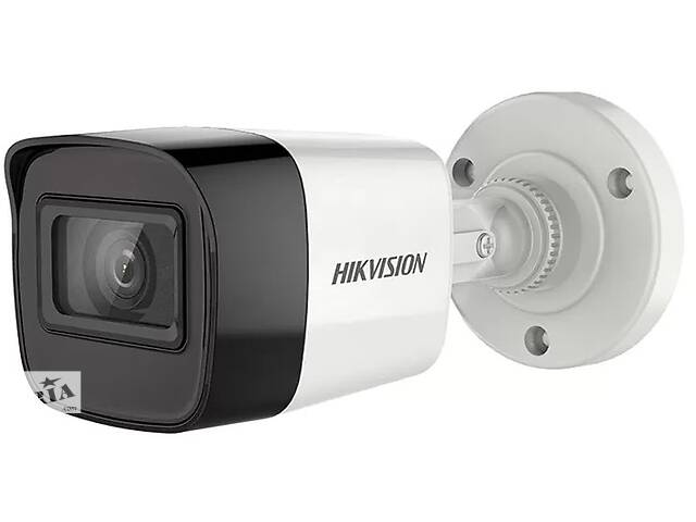 5 Мп Turbo HD видеокамера Hikvision с встроенным микрофоном DS-2CE16H0T-ITFS (3.6 мм)