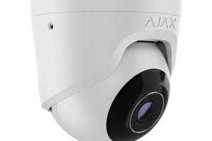 8 Mp проводная охранная IP-камера Ajax TurretCam (8 Mp/2.8 mm) White