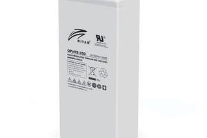 Аккумуляторная батарея RITAR OPzV 2-350, Gray Case, 2V 350.0Ah (1200 С) (206 х 124 х 470(505)) 27 кг Q1/36