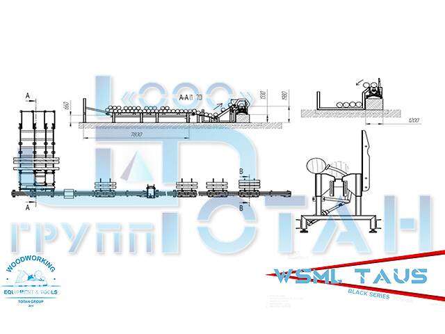 Автоматические линии сортировки и учета бревен TAUS WSML ASLL