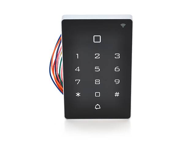 Автономный WIFI контроллер с кодовой клавиатурой/считывателем карт MF+ Wiegand26(Tuya Smart )