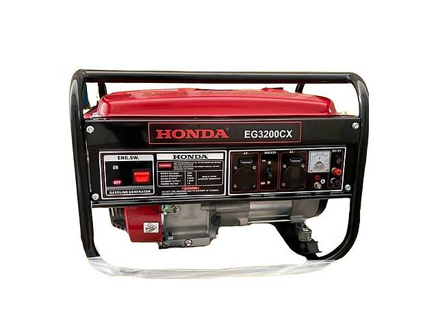 Бензогенератор Honda EG3200CX (3.8 КВТ) ручной стартер 4-тактный (1756375788)