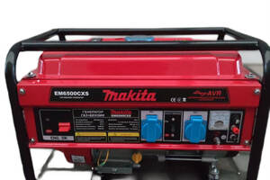 Бензиновый 3 x фазный электрогенератор Makita EU6500XCS 6.5 кВт (2027341732)