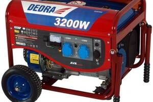 Бензиновый генератор Dedra DEGB3600K мощность 3,2 кВт