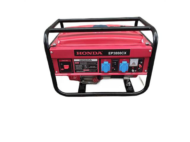 Бензиновый генератор Honda EP3800CX 3.8 кВA(кВт)GX 240 ручной стартер 4-тактный (1907685163)