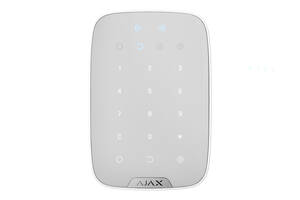 Беспроводная сенсорная клавиатура Ajax KeyPad Plus белая