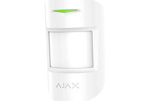 Беспроводной датчик движения c радиочастотным сканированием Ajax MotionProtect Plus white