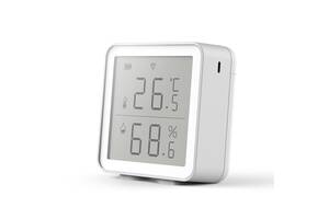 Беспроводной Wi-Fi датчик температуры и влажности Tuya Humidity Sensor mir-te200 Белый