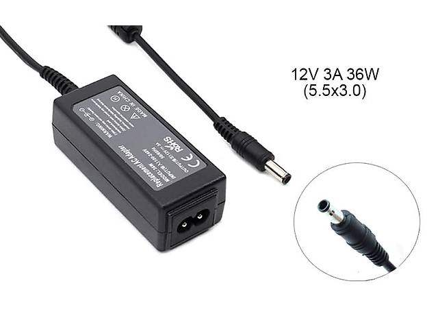 Блок питания для Sony 12v 3a 36w 5.5x3.0 or 5.0x3.0mm +pin B class 1 день гар.