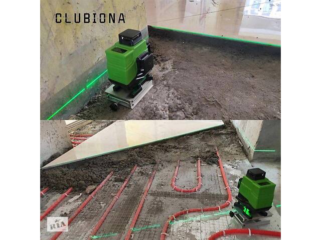 Clubiona 4D лазерний рівень модель IE16 SVAROG 16 Green lines пульт ліфт - Фото 5