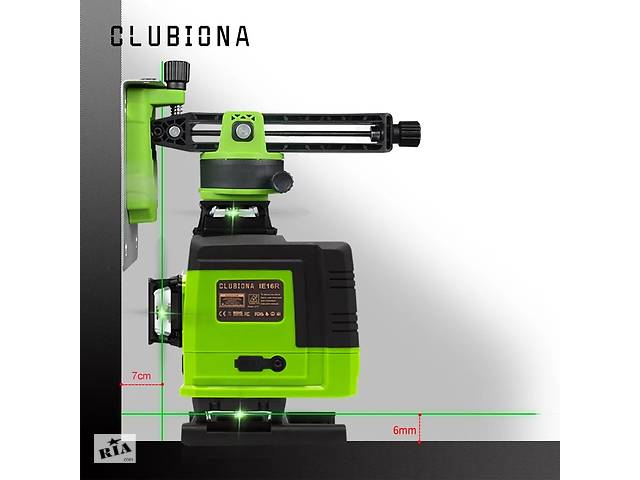 CLUBIONA IE16R Оновлення 4D Лазерний Рівень/Нівелір + Пульт - Фото 3