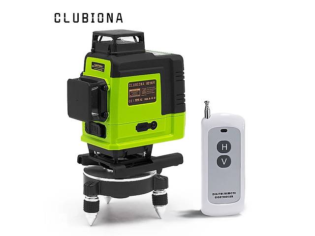CLUBIONA IE16R Оновлення 4D Лазерний Рівень/Нівелір + Пульт - Фото 4