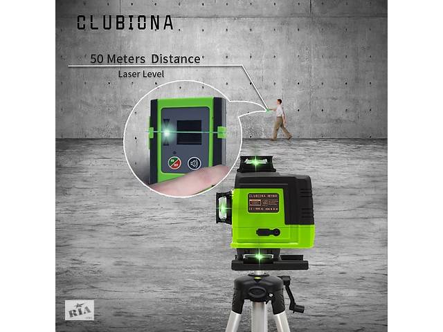 CLUBIONA IE16R Оновлення 4D Лазерний Рівень/Нівелір + Пульт - Фото 5