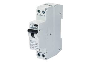 Дифференциальный автоматический выключатель ISKRA RFI1C6A 1P N 6 A AC 30 mA DIN IP20 (786100918000)