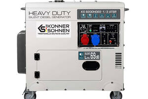 Дизельный генератор Konner&Sohnen KS 9200HDES-1/3 ATSR EURO V