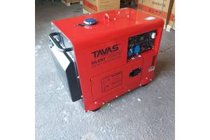 Дизельный генератор TAVAS DG6500SE 5кВт бесшумный воздушное охлаждение