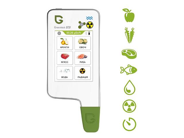 Экотестер Greentest ECO 6 - Дозиметр, нитрат-тестер и измеритель жесткости воды в одном приборе (Green6)