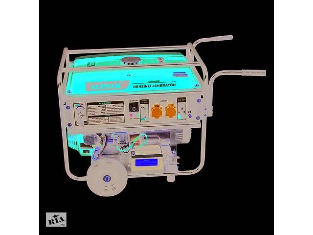 Генератор бензиновий Alimar ALM-B-6500-ME 6,8 кВА 1 фаза електростартер ETSG