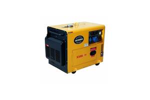 Генератор дизельный KDK10000SC, 9,4KVA, однофазный 230V, объем 30л