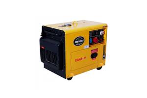 Генератор дизельный KDK7500SC, 6.9KVA, однофазный 230V, объем 14,5л