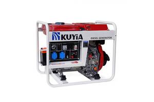 Генератор дизельный Kuyia TM3500CL, однофазный, 110-240V, 50Hz, 2,8-3кВт, обьем 12,5л