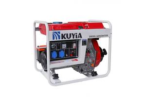 Генератор дизельный Kuyia TM5000CL, однофазный, 110-240V, 50Hz, 4,5-5кВт, обьем 12,5л