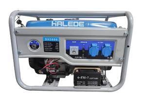 Генератор Kraft Halede DH3800 3 кВт Газ Бензин с электростартером и газовым редуктором 240V 50Hz (DH3800)