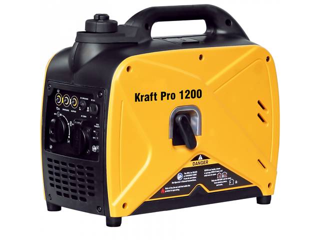 Генератор инверторный бензиновый Ranger Kraft Pro 1200 (RA 7752), 1.1/1 кВт, 220 В / 12 В, 4-тактный, 13.5 кг