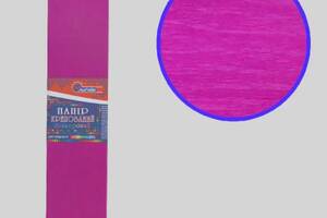 Гофрований папір 'Рожевий темний' 50*200 см 35%, 20г/м2 жниварка креп гофра Krepina креповий папір