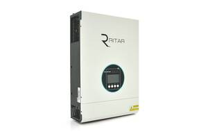 Гибридный инвертор RITAR RTSVMH-MPPT-5048, 5000W, 48V, 160-275V, MPPT (80А, 120-430 Vdc)