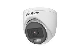 HD-TVI видеокамера 2 Мп Hikvision DS-2CE70DF0T-PF (2.8mm) ColorVu для системы видеонаблюдения