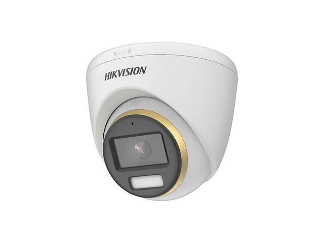 HD-TVI видеокамера 2 Мп Hikvision DS-2CE72DF3T-F (3.6mm) ColorVu для системы видеонаблюдения