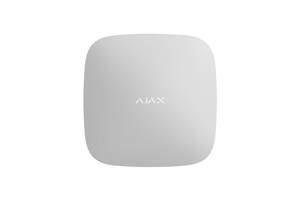 Інтелектуальна централь Ajax Hub Plus (8EU) UA white з підтримкою 2 SIM-карт та Wi-Fi