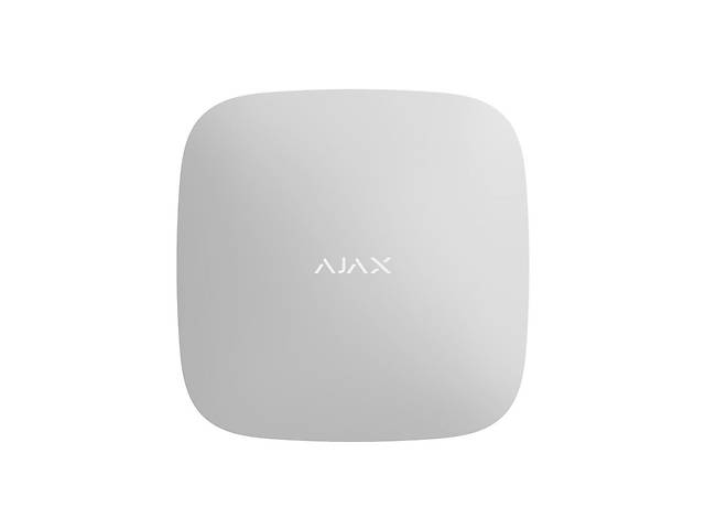 Інтелектуальна централь Ajax Hub Plus (8EU) UA white з підтримкою 2 SIM-карт та Wi-Fi