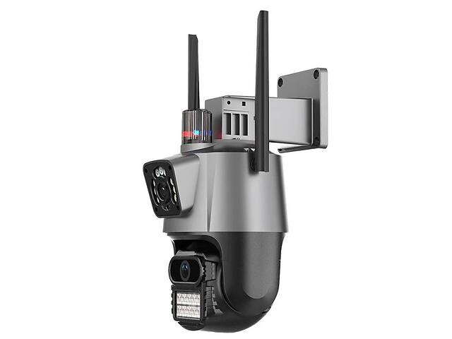 IP камера видеонаблюдения RIAS P11-QQ6 (iCSee APP) Wi-Fi 2 объектива 3MP+3MP уличная с удаленным доступом