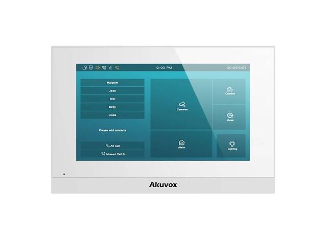 IP-видеодомофон c Wi-Fi 7' Akuvox C313WE white