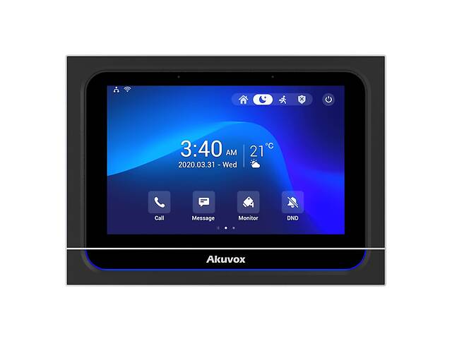 IP-відеодомофон з Wi-Fi 7' Akuvox X933W Black