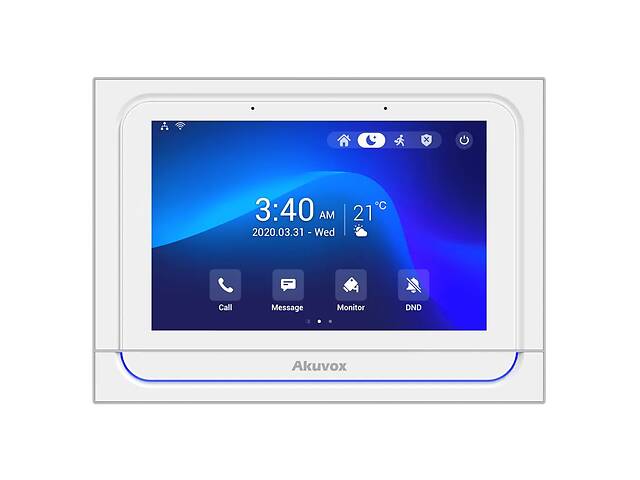 IP-видеодомофон с Wi-Fi 7' Akuvox X933W White