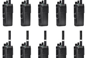 Комплект 10 шт рация Motorola DP4400e VHF AES-256 шифрование