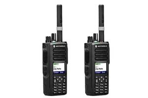 Радиостанция цифровая Motorola MotoTRBO DP4800e VHF AES-256 шифрование комплект 2 штуки