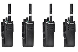 Комплект 4 шт рация Motorola DP4400e VHF AES-256 шифрование