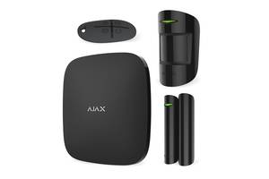 Комплект беспроводной сигнализации Ajax StarterKit black ( Hub/MotionProtect/DoorProtect/SpaceControl )