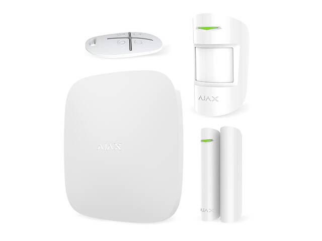 Комплект беспроводной сигнализации Ajax StarterKit white ( Hub/MotionProtect/DoorProtect/SpaceControl )