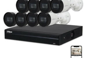 Комплект IP видеонаблюдения Dahua IP KIT 8x4MP OUTDOOR