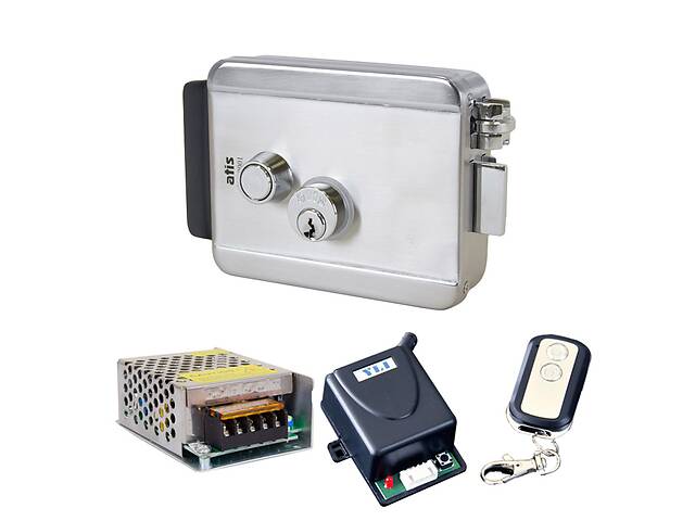 Комплект контролю доступу з електромеханічним замком ATIS Lock SSM, радіоконтролером Yli Electronic WBK-400-1-12, бло...