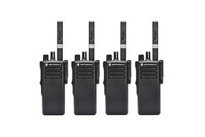 Комплект с 4 шт Оригинальных цифровых раций Motorola DP4400e UHF 2450 мАч