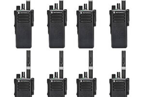 Комплект с 8 шт Оригинальных цифровых раций Motorola DP4400e UHF 2450 мАч