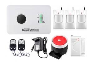 Комплект сигнализации GSM Alarm System G10C modern plus для 2-комнатной квартиры Белый (GFBVC208CDHUDKL)