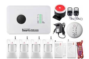 Комплект сигнализации GSM Alarm System G10C для 4-комнатной квартиры prof (YFJBV18HNBV)